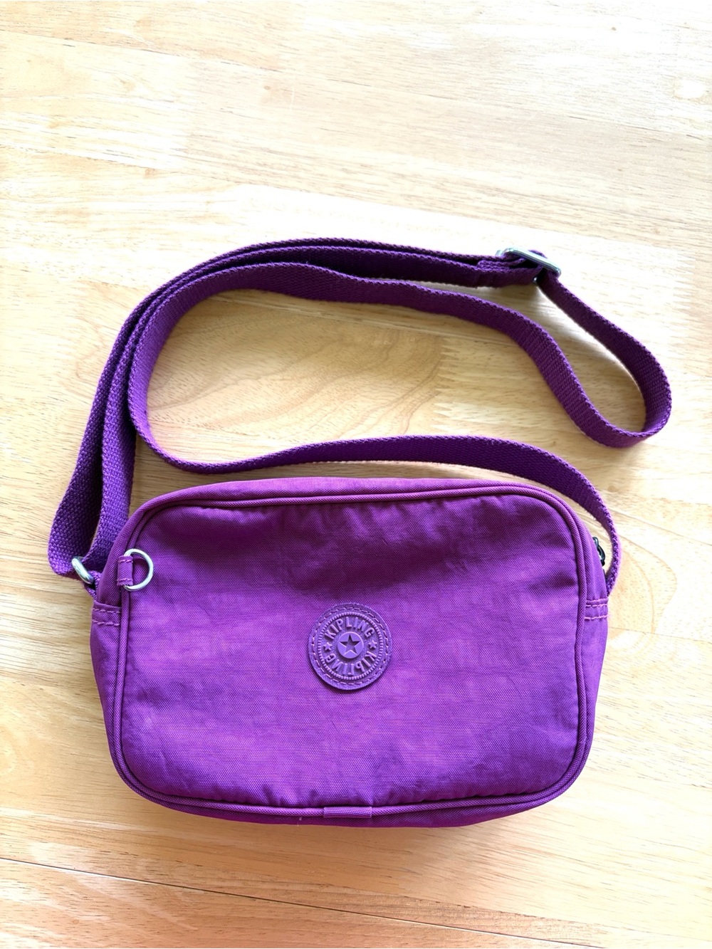 🐒 Kipling Small Crossbody Bag in Purple